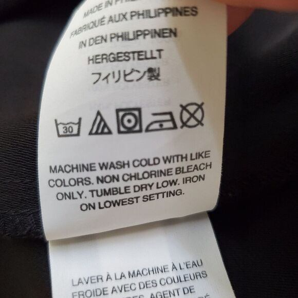 🦋 J.CREW 🦋 Tiered Bell-Sleeve Drapey Crepe Top - [Size 0, Black] - Picture 14 of 14